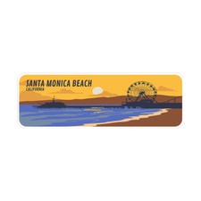 Standard Plus Santa Monica Beach, California Wall or Door Sign Standard Plus Santa Monica Beach, California Wall or Door Sign