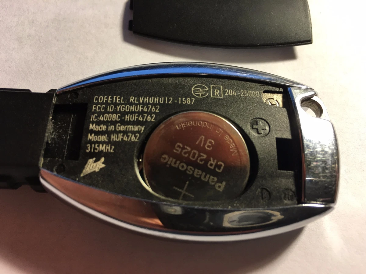 FCC ID: YG0HUF4762 OEM MERCEDES BENZ 4 BUTTON SMART KEYLESS REMOTE  