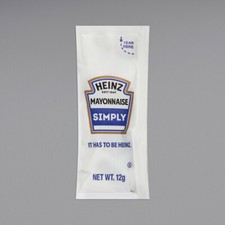 Paquete de mayonesa Heinz Simply 12 gramos - 200/estuche