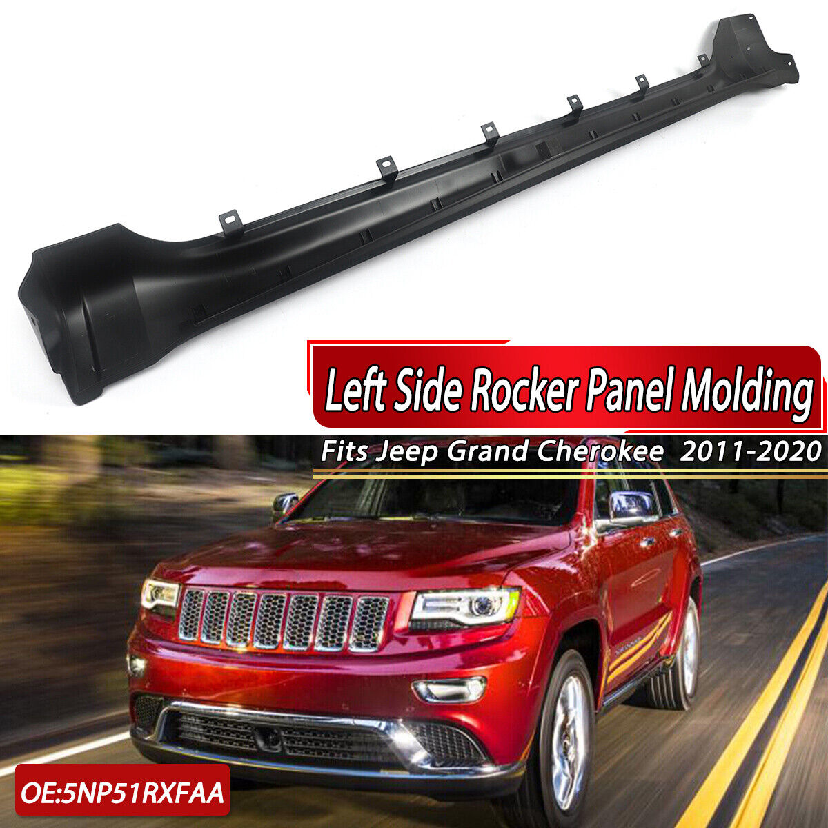 Rocker Panel Kit | JEEP Grand Cherokee OVERLAND 2021 Rocker Panel Kit | JEEP Grand Cherokee OVERLAND 2021
