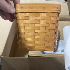 Longaberger 1997 Square Basket DRESDEN OHIO Signed