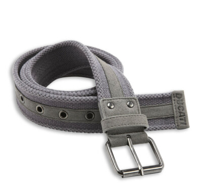 DUCATI METROPOLITAN SS14 Textil Gürtel Tex Belt limitiert grau NEU !!