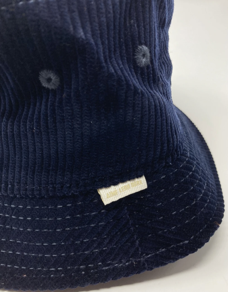 Aime Leon Dore Aimé Chain Stitch Bucket Hat Corduroy Script - F/W