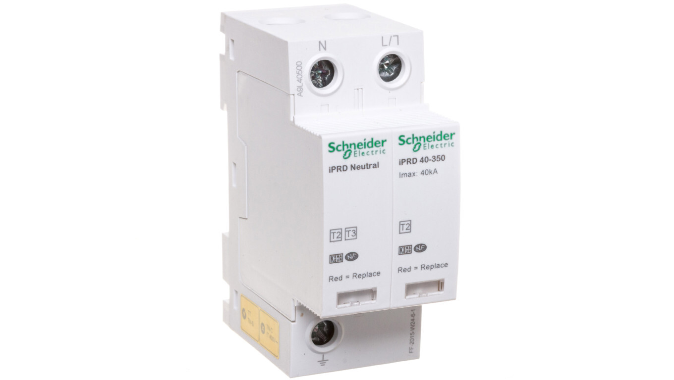 Surge arrester C Type 2 1P+N 40kA iPRD-40-40kA-350V-1PN A9L40500 /T2UK