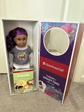 American Girl Doll Street Chic #91 Purple Hair,dark Skin, hazel eyes w/box