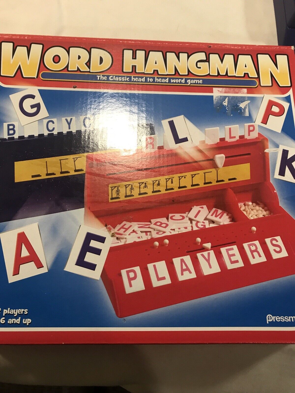 Pressman Toys - Word Hangman - Ages 6+, 2 Players - Used