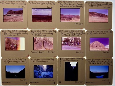 NLU Geological Field Camp St Elenas Canyon Ft Davis 80 s Slides Photo Slide Lot