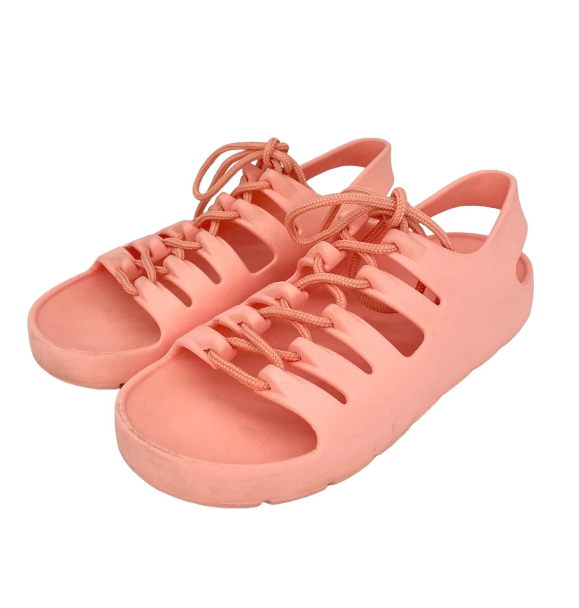 Pink rubber hotsell sandals