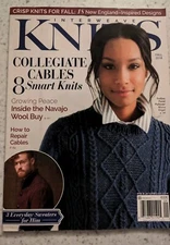 Interweave Knits Magazine Fall 2018 Repairing Cables Everyday Sweaters For Him