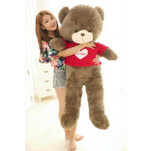 big teddy bear red
