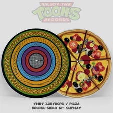 Zoetrope Teenage Mutant Ninja Turtles 12" Pizza Slipmat DJ Scratching Turntable