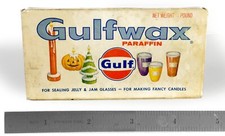 Vintage Unused Gulfwax Household Paraffin Canning Wax 1/4 lb Package