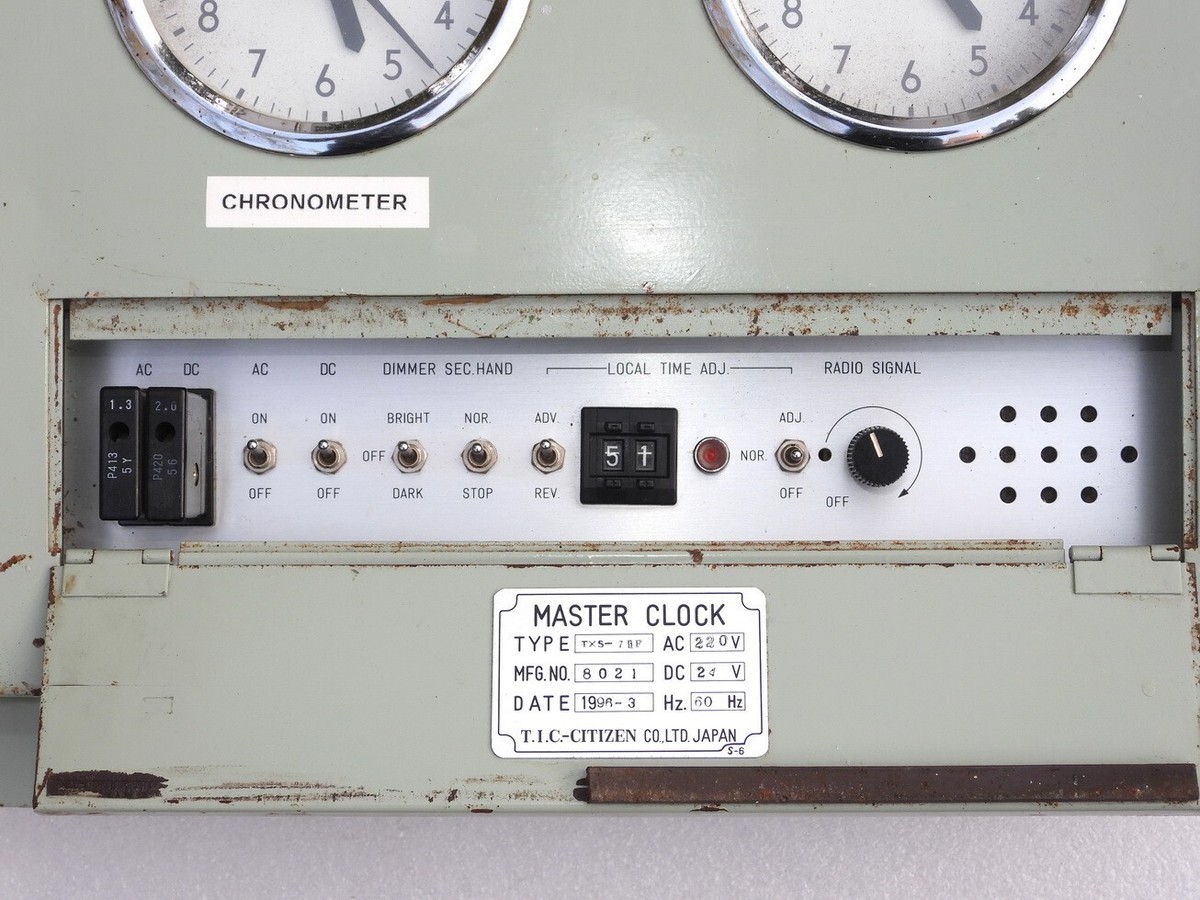 TIC CITIZEN JAPAN TYPE TXS-7 SHIPS MARINE NAVIGATION MASTER CLOCK