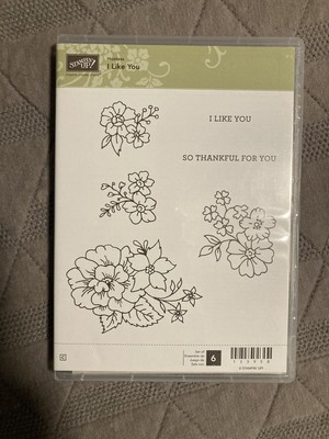 Stampin Up Stamp Set I LIKE YOU - Rubber Stamp Set | eBay
