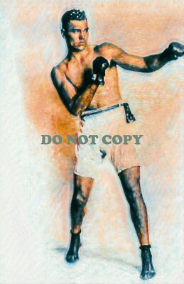 Jack Dempsey Poster | Boxing Fan Wall Art | Iconic Boxer Champ 11x17 Great Gift