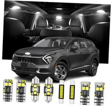 9 Pieces Interior LED Lights Replacement for Kia Interior LED Lights Kit