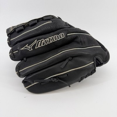Mizuno Finch GPP-1203D4 12'' Right Hand Throw Black Leather Glove EUC