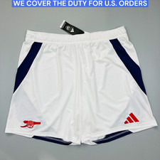 Arsenal London Shorts 2024-25 Home Football Soccer Adidas Men Size 2XL