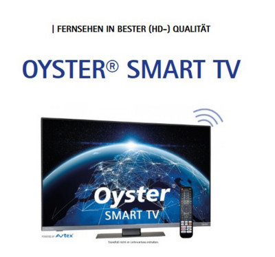Ten Haaft OYSTER SMART TV | 21,5 /55 cm, DVB-S2/T2, Wifi, USB 2.0, Bluetooth 5.1