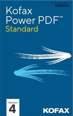 Kofax Power PDF 4 Standard für Win / 1 PC / Dauerlizenz / KEY (ESD)