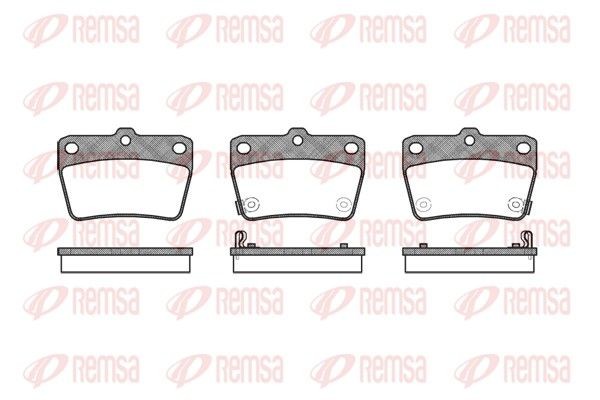 Remsa Bremsbelagsatz, Scheibenbremse 0839.02 FüR Toyota-image