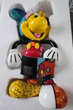 Disney Britto Mickey Figurine Enesco No 419372 New Bxd