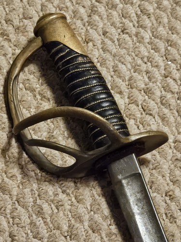 Antique 1865 C. Roby & Co. M1860 U.S. Civil War Cavalry Saber Sword Model 1860