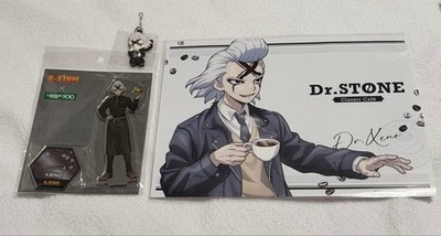 Dr.STONE Xenon Bundle: Acrylic Stands, Rubber Keychains/Charms, Placemats