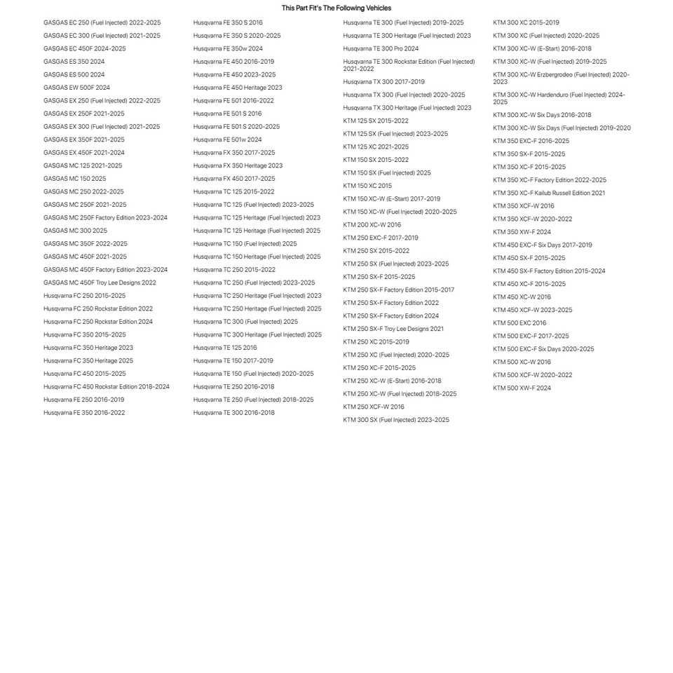 Acerbis X-Brake/Spider Evolution Disc Cover Mounting Kit  For HUSQVARNA TE 250i - Image 2 of 4