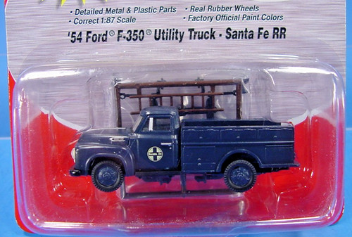 Camión utilitario Ford F-350 1954 HO 1/87 ATSF Santa Fe RR CMW mini metales 30214 #20 | Zustand: New