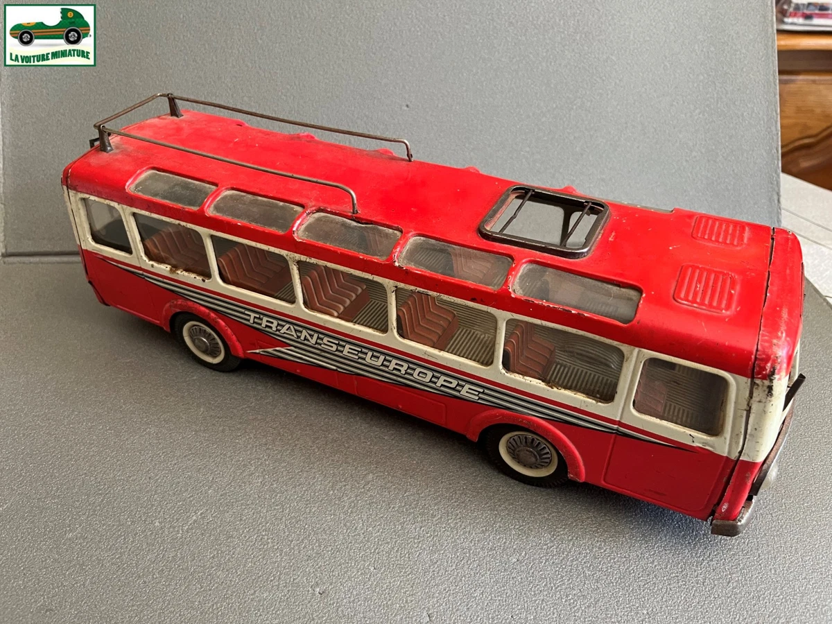 Autobus Ancien LIMA En Tôle – Type Marchésini – Jouet De Collection 11,5 Cm