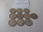 10   Canadian 80% Silver   Dimes   10 Cent    1 B