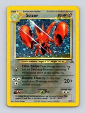 Scizor 10/75 Rare Neo Discovery Pokemon Unlimited Holo Heavily Played on eBay