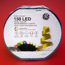 GE Color Choice 150 Ct 43.4-ft Multi-function Color Changing LED String Lights 