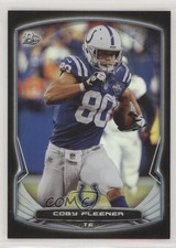 2014 Bowman Black Foil Coby Fleener #87 3a3