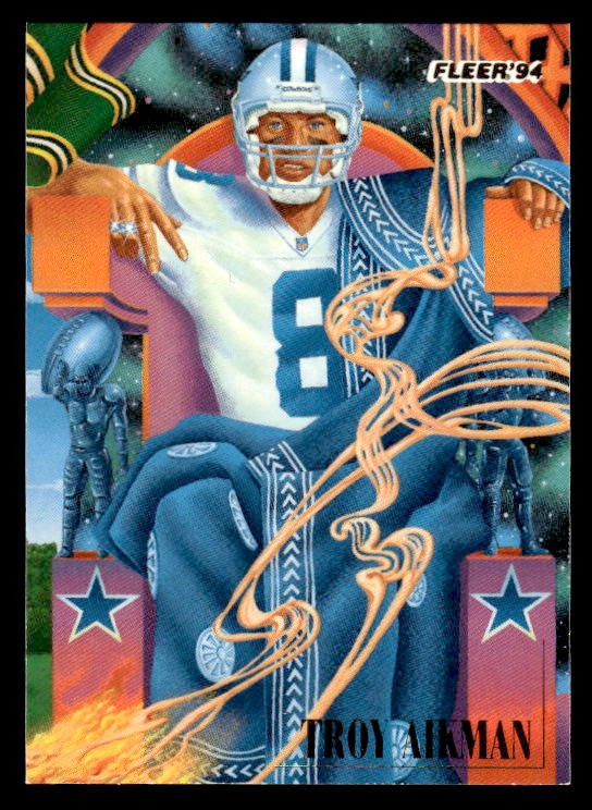 Troy Aikman 1994 Fleer Pro-Visions #5 Dallas Cowboys ESE
