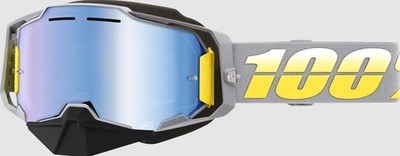 100% Armega Snow Goggles Complex - Blue Mirror 50008-00005