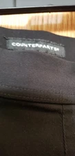 Counterparts Black Pull On Pants Comfort Stretch S (10)  Career Casual