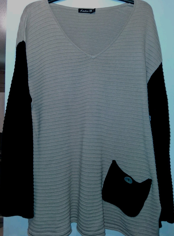 Women's Oversize Large Beige Sweater