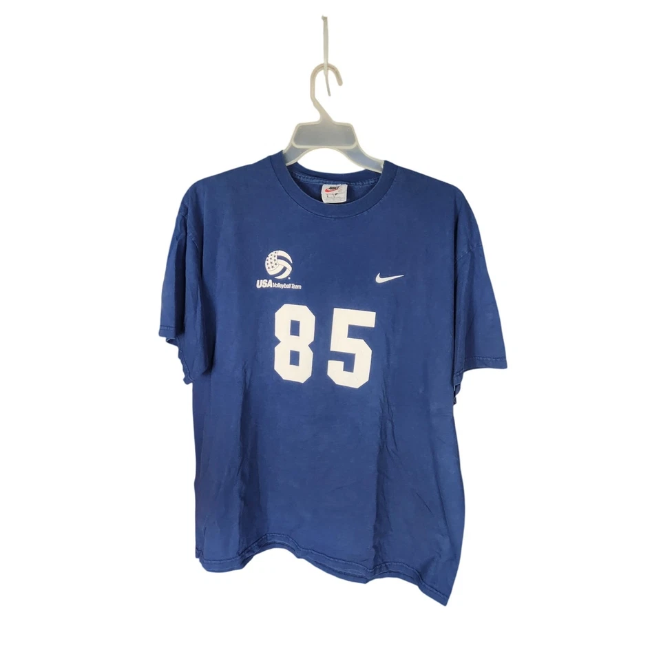Equipo de voleibol vintage años 90 Nike bloque letra hechizo EE. UU. Foto 2 de 4