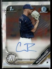 2019 Bowman Chrome #CPA-CR Cam Roegner Prospects Autographs
