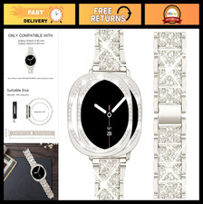 Shiny 20mm Bling Metal Bands for Samsung Galaxy Watch 8/7/6 - Protective Cover C