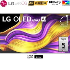 LG 65 Inch G5 Series OLED evo 4K UHD Smart webOS TV 2025