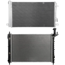 Radiator & Condenser Cooling Kit For 2009-2017 Chevrolet Traverse