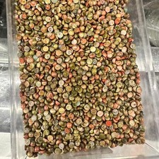 50pcs 4mm Round CAB CABOCHON Natural Unakite Stone Round Stone Beads No Holes