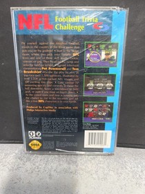 NFL Football Trivia Challenge (Sega CD, 1993) Good Plus, Free Shipping 