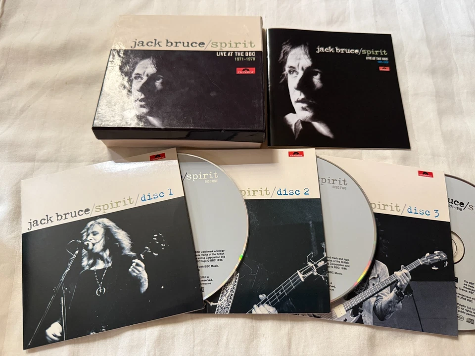 Jack Bruce - Spirit: Live at the BBC 1971-1978 3CD 2008 Import Cream OOP RARE - Image 3 of 3