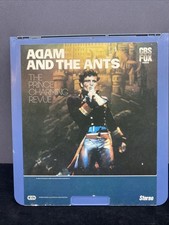 Adam And The Ants Prince Charming Revue CED Videodisc Video Disc Punk Music VG
