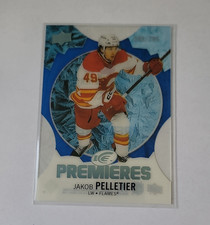 Upper Deck Ice Premieres Jakob Pelletier #161 Green /299 Rookie Calgary Flames