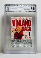 BGS 9.0 Vinland Saga Vol #1 1st Edition Graded Manga w/Obi WHITE pages